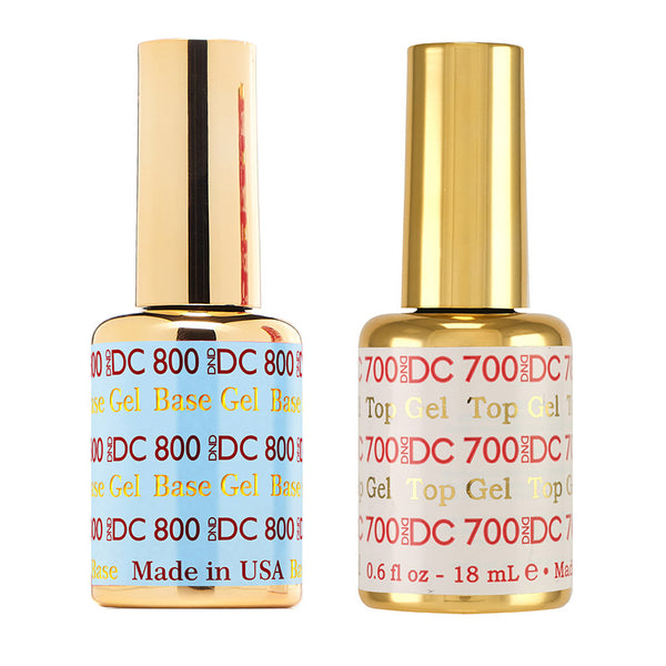 DND DC Top & Base Coat Refill - Choose 700, 800, Or 900 Series In 16oz Or 0.06oz Size
