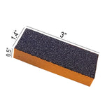Double Sided Nail Buffers Large Size 80/80 Grit - Orange/Black (1 case/500 pieces)