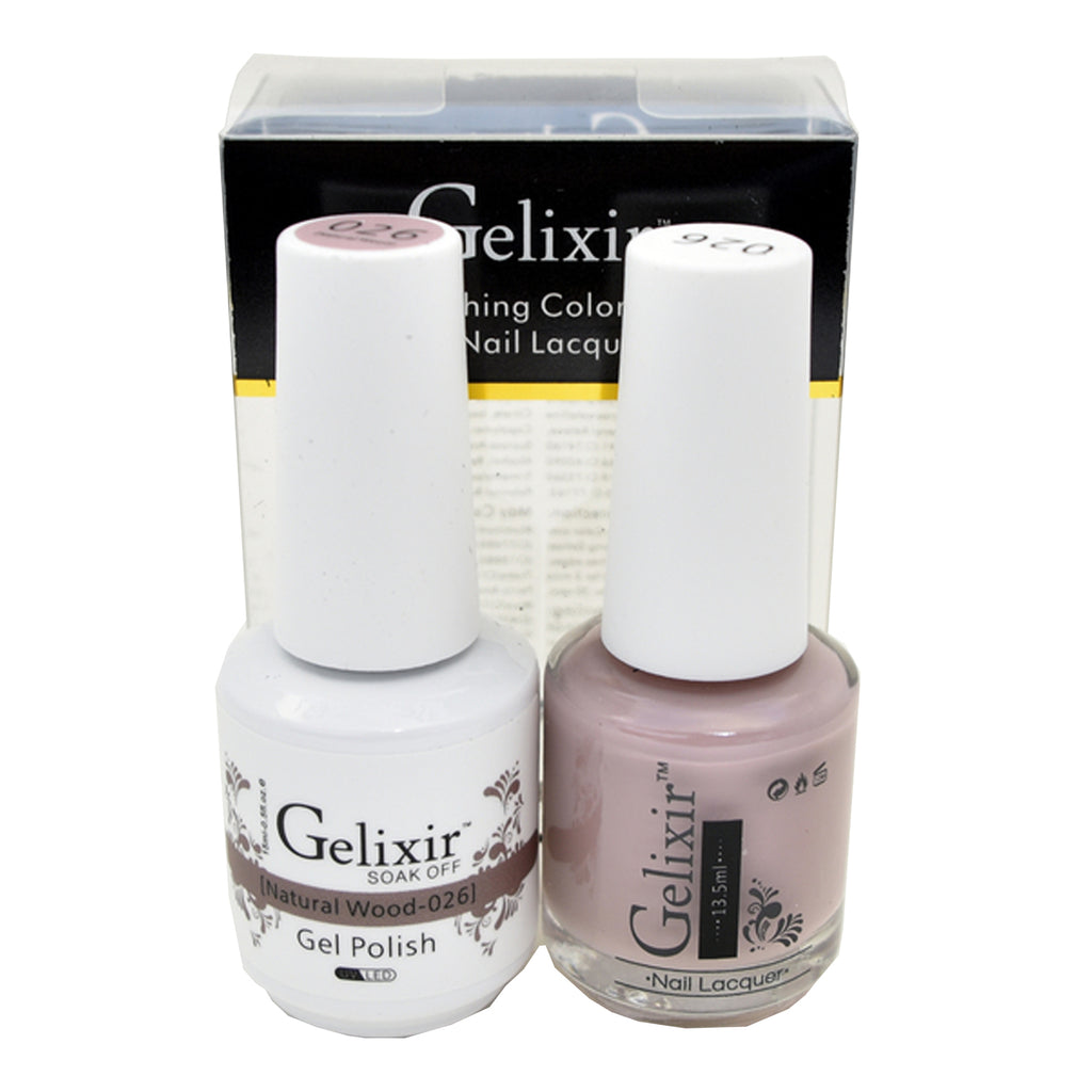 Gelixir Duo Natural Wood 026