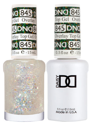 DND Duo Overlay Glitter Top Gel 845