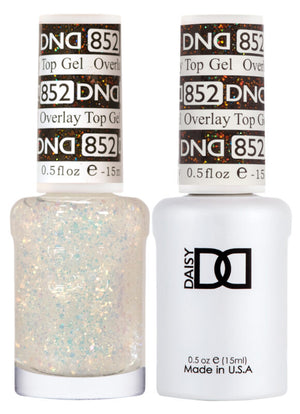 DND Duo Overlay Glitter Top Gel 852