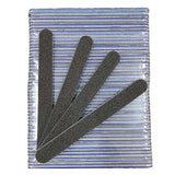 Acrylic Nail File Straight Shape 80/100 Grit - Black (50 pieces)