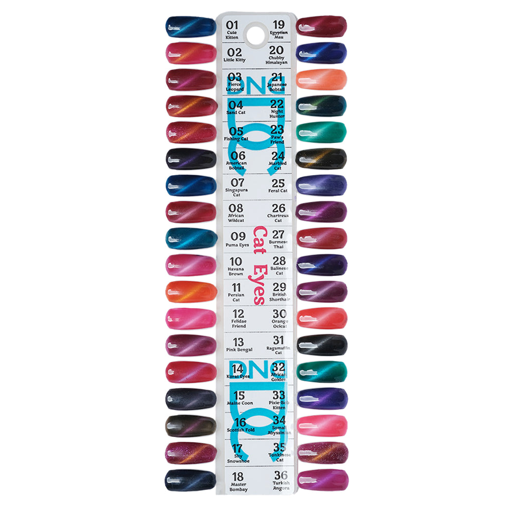 DND DC Cat Eyes Color Chart