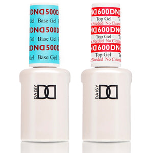 DND Daisy Gel Polish Top Coat No Cleanser & Base Coat - 0.5oz