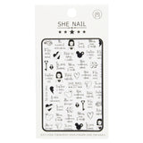 She Nail Stickers SHE-207
