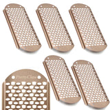 PrettyClaw Foot File & Callus Remover Replacement Blades - Gold/Big Hole (6pc)