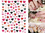 Nail Stickers Hearts WG-820
