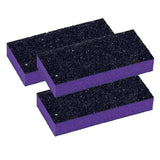Double Sided Nail Buffers Medium Size 80/80 Grit - Purple/Black (1 case/1000 pieces)