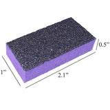 Double Sided Nail Buffers Medium Size 80/80 Grit - Purple/Black (1 case/1000 pieces)