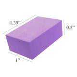 Double Sided Nail Buffers Mini Size 80/80 Grit - Purple/White (1 case/1500 pieces)