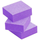 Double Sided Nail Buffers Mini Size 80/80 Grit - Purple/White (1 case/1500 pieces)