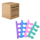 PrettyClaw EVA Pedicure Toe Separators - Purple, Pink, Blue, Green (4000 Pieces/2000 Pairs)