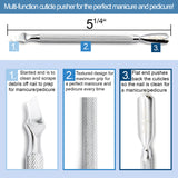 PrettyClaw Double Sided A05 Cuticle Pusher