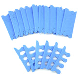 PrettyClaw EVA Pedicure Toe Separators - Blue (200 Pieces/100 Pairs)