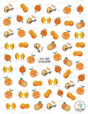 Nail Stickers Orange Fruit CA-530