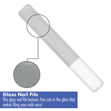 Nail Clipper Straight, Curve & Glass File Silver - (3 Piece/1 pack)