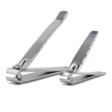 Nail Clipper Straight, Curve & Glass File Silver - (3 Piece/1 pack)