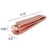 Curve Edge Nail Clipper Rose Gold - 1 piece