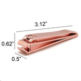 Straight Edge Nail Clipper Rose Gold - 1 piece