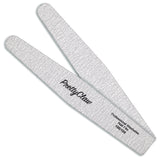 PrettyClaw Acrylic Nail Files Diamond Shape 100/100 Grit - Zebra (1 Case/1250 pieces)