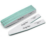 PrettyClaw Acrylic Nail Files Diamond Shape 180/240 Grit - Zebra (1 Case/1250 pieces)