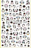 Nail Stickers Penguin F-066