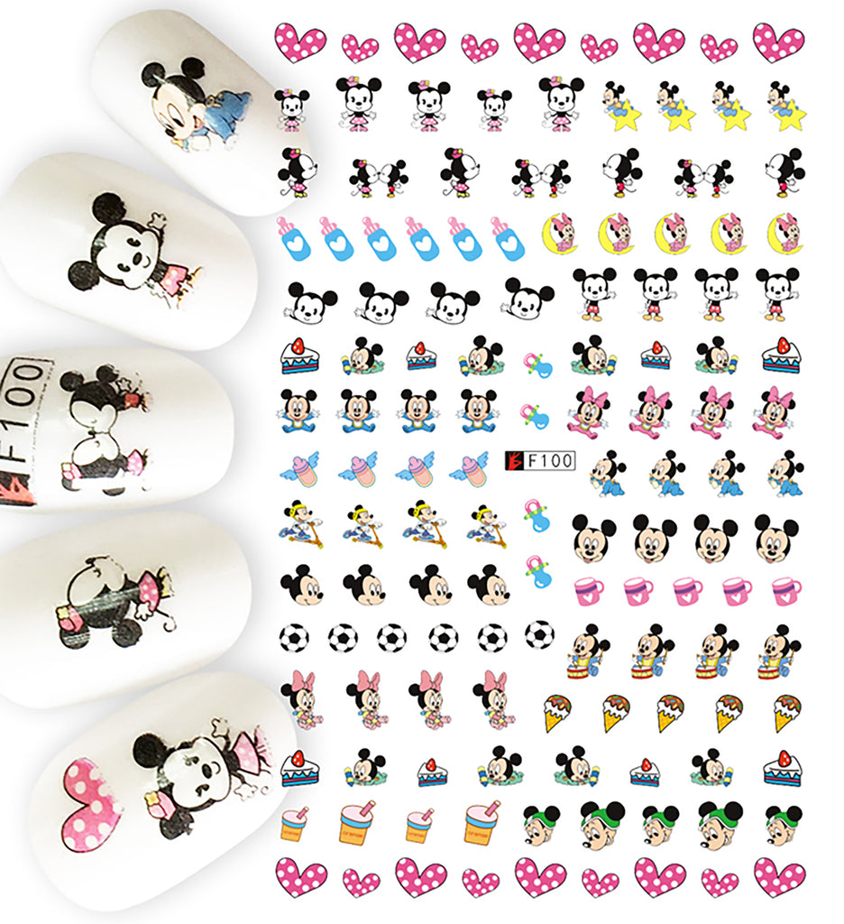 Cute Cartoon Nail Art Stickers Decals 3D Self Adhesive Nail Art Supplies  Cartoon Nail Decals for Nail Art Decoration DIY Nail Designs Sticker Luxury Designer  Nail Stickers for Acrylic Nail Art 6