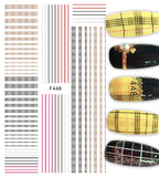 Nail Stickers Lines F-448