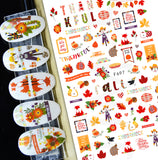 Nail Stickers Autumn Fall F-697