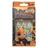 PrettyClaw Halloween Theme 24 Piece Nail Tips - H04