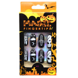 PrettyClaw Halloween Theme 24 Piece Nail Tips - H09