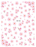 Nail Stickers Cherry Blossom Flowers HC-104