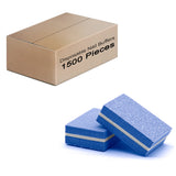 Double Sided Nail Buffers Mini Size 100/180 Grit - Blue (1 case/1500 pieces)