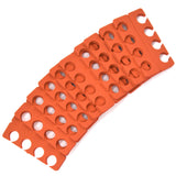 PrettyClaw EVA Pedicure Toe Separators - Orange (200 Pieces/100 Pairs)