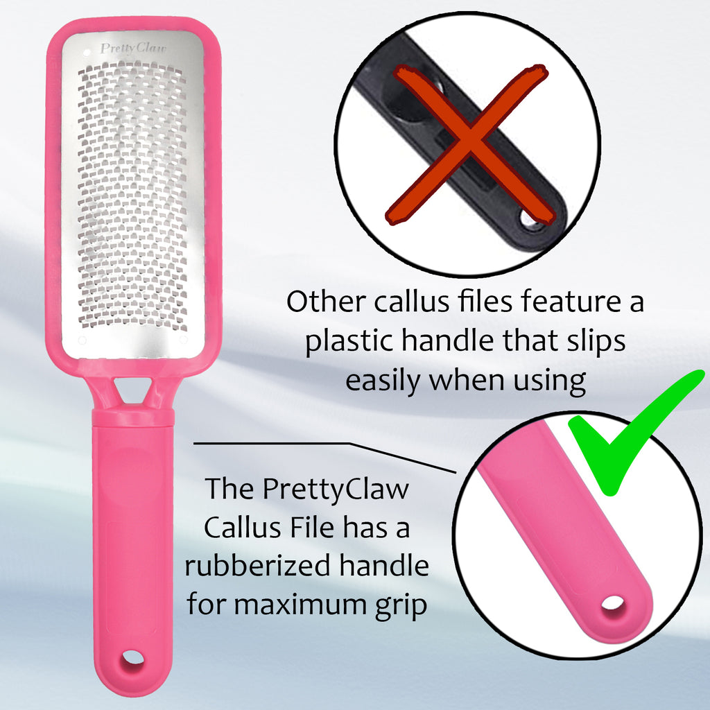 PrettyClaw File Tool Callus Remover Pink