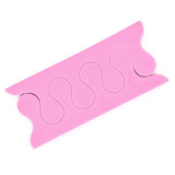 PrettyClaw EVA Pedicure Toe Separators - Pink (200 Pieces/100 Pairs)