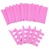 PrettyClaw EVA Pedicure Toe Separators - Pink (200 Pieces/100 Pairs)