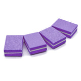 Double Sided Nail Buffers Mini Size 100/180 Grit - Purple (1 case/1500 pieces)