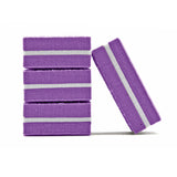 Double Sided Nail Buffers Mini Size 100/180 Grit - Purple (1 case/1500 pieces)