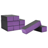 PrettyClaw 3-Way Nail Buffer Blocks 60/60/100 - Purple/Black