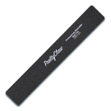 PrettyClaw Acrylic Nail Files Rectangle Jumbo Shape 100/100 Grit - Black (10 Pieces)