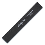 PrettyClaw Acrylic Nail Files Rectangle Jumbo Shape 100/180 Grit - Black (10 Pieces)