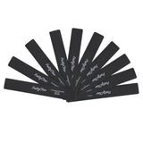 PrettyClaw Acrylic Nail Files Rectangle Jumbo Shape 80/80 Grit - Black (1 Case/1250 Pieces)