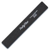 PrettyClaw Acrylic Nail Files Rectangle Jumbo Shape 80/80 Grit - Black (10 Pieces)