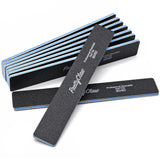 PrettyClaw Acrylic Nail Files Rectangle Jumbo Shape 80/80 Grit - Black (1 Case/1250 Pieces)