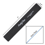 PrettyClaw Acrylic Nail Files Rectangle Jumbo Shape 180/240 Grit - Black (50 Pieces)