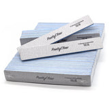 PrettyClaw Acrylic Nail Files Rectangle Jumbo Shape 100/100 Grit - Zebra (1 Case/1250 Pieces)