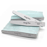 PrettyClaw Acrylic Nail Files Diamond Shape 80/80 Grit - Zebra (1 Case/1250 pieces)