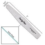 PrettyClaw Acrylic Nail Files Diamond Shape 100/180 Grit - Zebra (10 pieces)