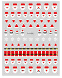 Nail Stickers Christmas Santa Suit SD-002